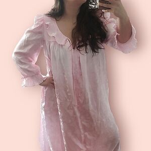 vintage 70s christian dior pj satiny pink